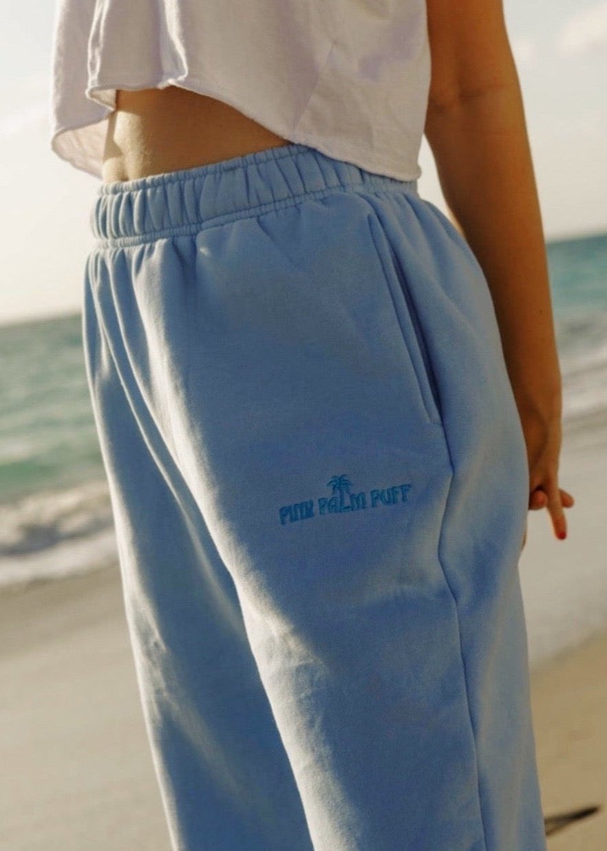Blue Puff Sweatpants for All Seasons | Comfort & Style