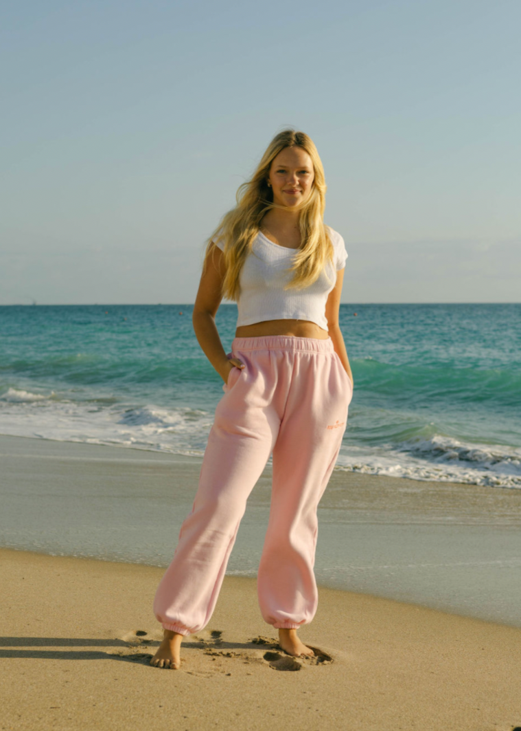 Pink Puff Sweatpants for All Seasons | Cozy & Versatile